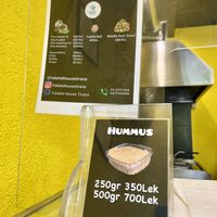 Menú   at Falafel House in Tirana