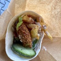 Falafel wrap (regular)   at Falafel House in Tirana