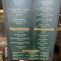   at Falafel House in Tirana