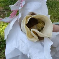 Falafel Wrap at Falafel House in Tirana