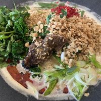 Vegan ramen   at Menya Shono in San Rafael