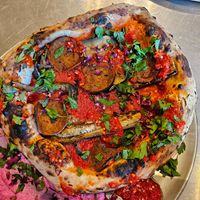 Pizza Rosina (spicy) at Gemello Vegan Pizza in Berlin