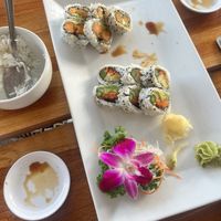 Again already started eating them remember photo  at Thai Sushi by KJ in Naples