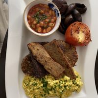 Nhammi! The Vegan full breakfast at Greenwoods in Edinburgh