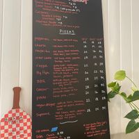 vegan delight pizza.  vegan cheese not on menu at Pizza Shop  in Hanalei