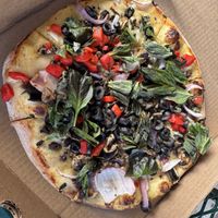 Vegan pizza   at Pizza Shop  in Hanalei