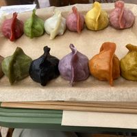 餃子盛り合わせ  at Vegan Gyoza Yu Cafe in Tokyo