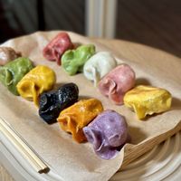 Gyoza Sampler  at Vegan Gyoza Yu Cafe in Tokyo