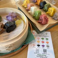fried gyozas  at Vegan Gyoza Yu Cafe in Tokyo