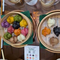 11 flavour steamed gyoza course at Vegan Gyoza Yu Cafe in Tokyo