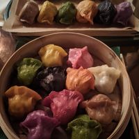Fried and steam mix (11 gyozas) at Vegan Gyoza Yu Cafe in Tokyo