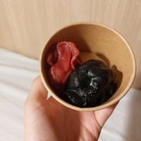 Leftovers for takeaway at Vegan Gyoza Yu Cafe in Tokyo
