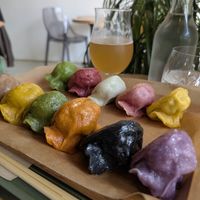 Delicious Gyoza! All drinks and Gyoza are Vegan at Vegan Gyoza Yu Cafe in Tokyo