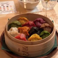 Steamed gyoza   at Vegan Gyoza Yu Cafe in Tokyo