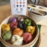 Steamed gyoza  at Vegan Gyoza Yu Cafe in Tokyo