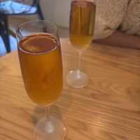 plum wine  at Vegan Gyoza Yu Cafe in Tokyo