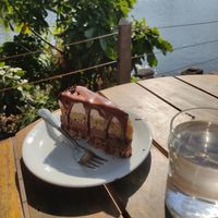 Chocolate cheesecake at El Pital in Ometepe