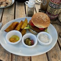 Burger   at El Pital in Ometepe