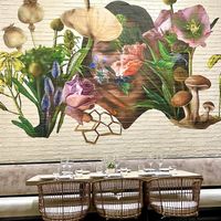 Mural inside   at The Well in Austin