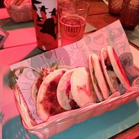 Tigelle vegane assortite at Mille Lire Tigelleria  in Civitanova Marche