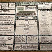 zaktualizowana karta menu  at Knajpa Artystyczna in Kazimierz Dolny