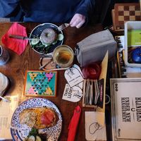 Games & tuna melt at Meneer Jansen in Leiden