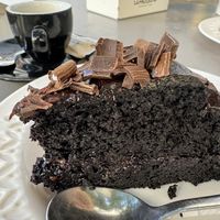 Vegan chocolate cake  at La Tarterie in Cordoba