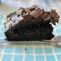 Vegan chocolate cake  at La Tarterie in Cordoba
