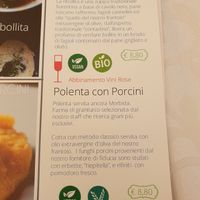 Menu (italian) at Il Giardino in Montecatini Alto