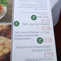 Menu  at Il Giardino in Montecatini Alto