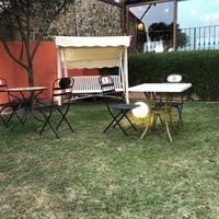 outside seating area  at Il Giardino in Montecatini Alto