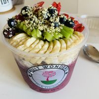 Açaí bowl at Fruit Wonders in Murrieta