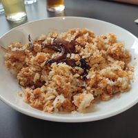 Migas veganas at Acherito in Jaca