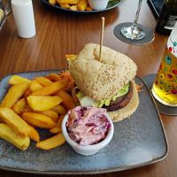 Vegan Burger at The Benllech in Benllech