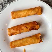Spring rolls at Hung Paradise in Oranjestad