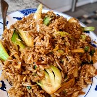 Veg fried rice at Hung Paradise in Oranjestad