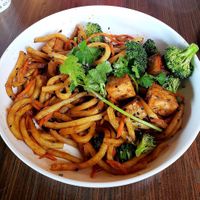 Japanese Pan Noodles with Seasoned Tofu at Noodles & Company in Upper Arlington