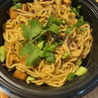 Orange tofu & noodles  at Noodles & Company in Upper Arlington