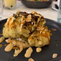 Cauliflower steak  at Boughshed Restaurant in Denham