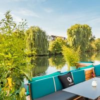 Outside at Nomads in Amsterdam