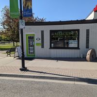 Front of store at Mercury Chocolates & Gelateria in Cobourg