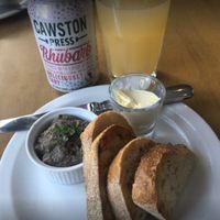 Bread and pate at FRONT Community Hub in Charlton Kings