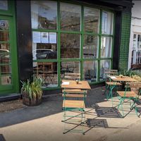 Outdoor area when the weather’s good. at FRONT Community Hub in Charlton Kings