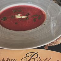 Rote Beete Suppe   at Altes Gasthaus Kamp in Meppen