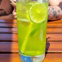 Iguana skin cocktail at Iguana Cafe in Albufeira