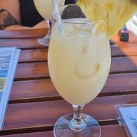 Pina colada at Iguana Cafe in Albufeira