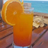 Tequila sunrise at Iguana Cafe in Albufeira