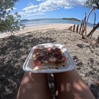 PB toast to go   at Costa Juice in Tamarindo