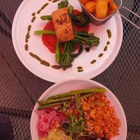 Mushroom Wellington £17.50 and Morocco buddha bowl £8 at Sgwd Gwladys in Neath