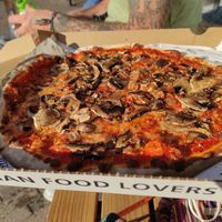 Vegan Funghi Pizza at Pizzani in Eindhoven